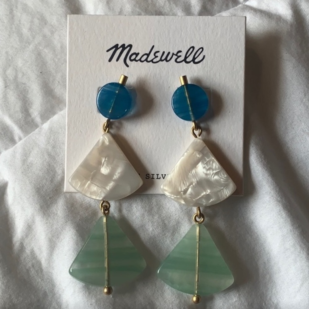 Madewell earrings, never worn!